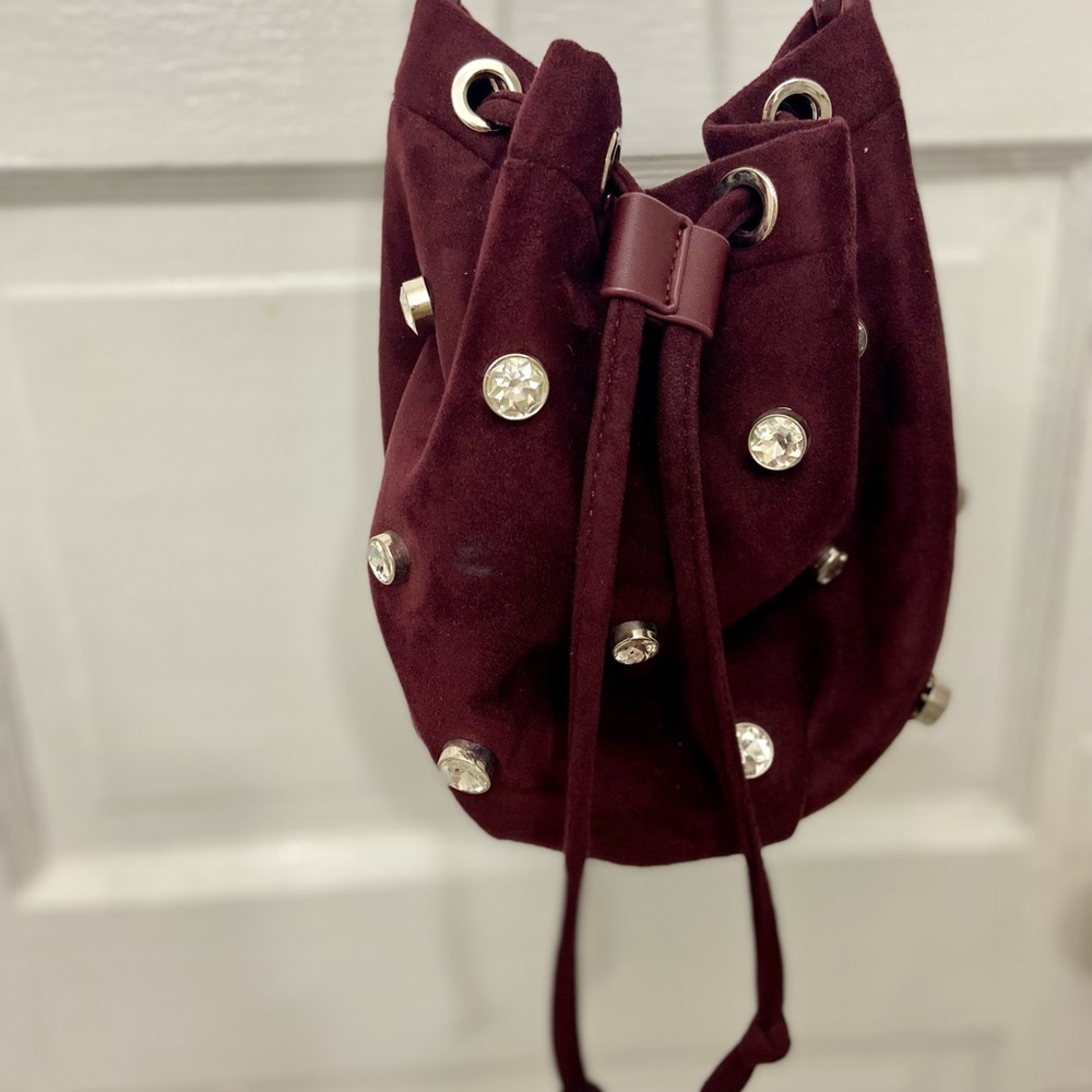 Anthropologie Jeweled Crossbody Pouch